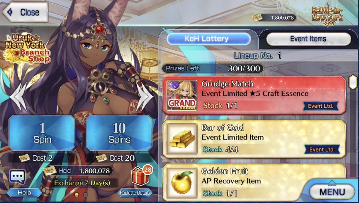 maybe enough mats to last till the next event